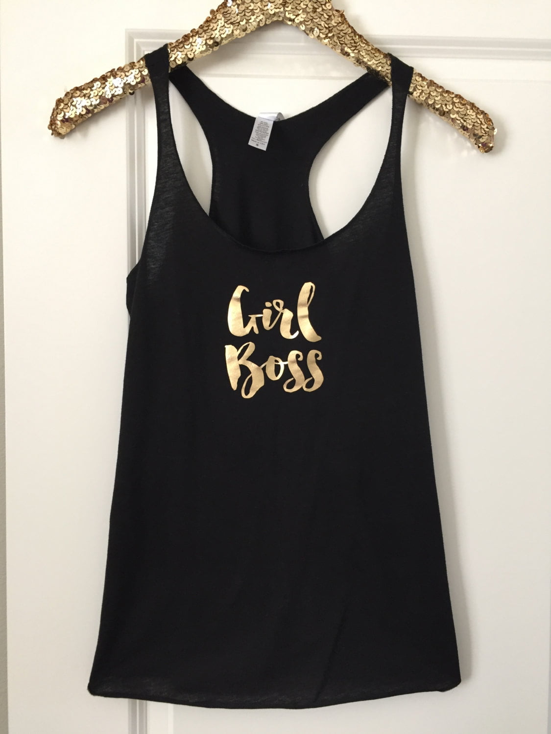 Girl Boss Racerback Tank - Luxe Tees Shop